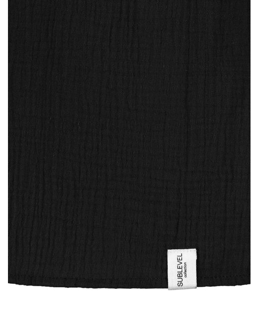 Sublevel Hemd in Black für Herren