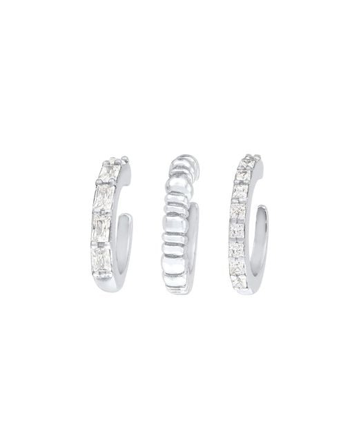 Elli Premium White Ohrringe Earcuff