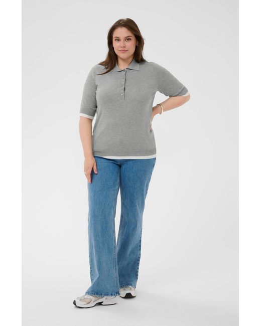 Kaffe Gray Pullover Kclizzy
