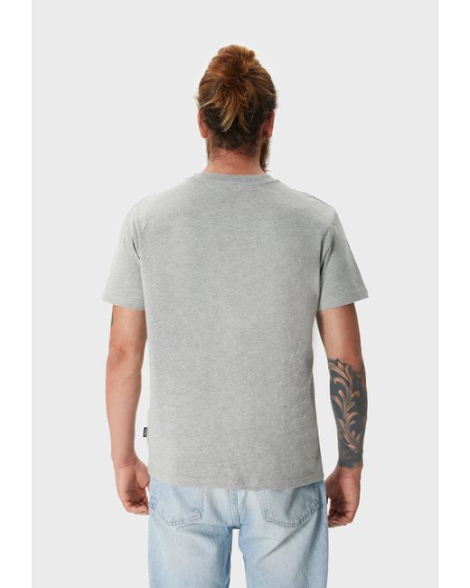 Oldskull T-Shirt Plain Basic in Gray für Herren