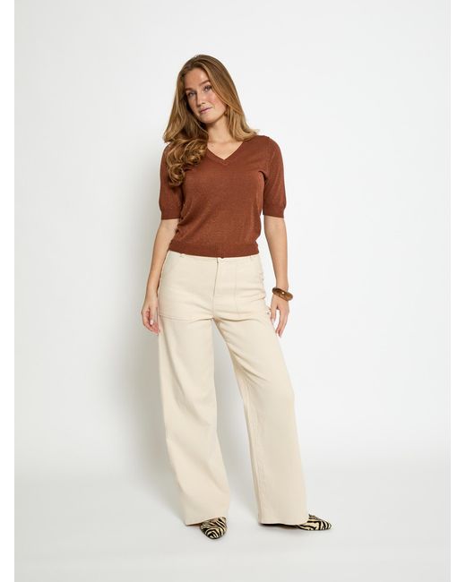 Minus Brown Pullover Milla