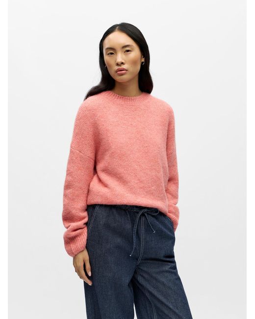 Object Pink Pullover Objsaggia