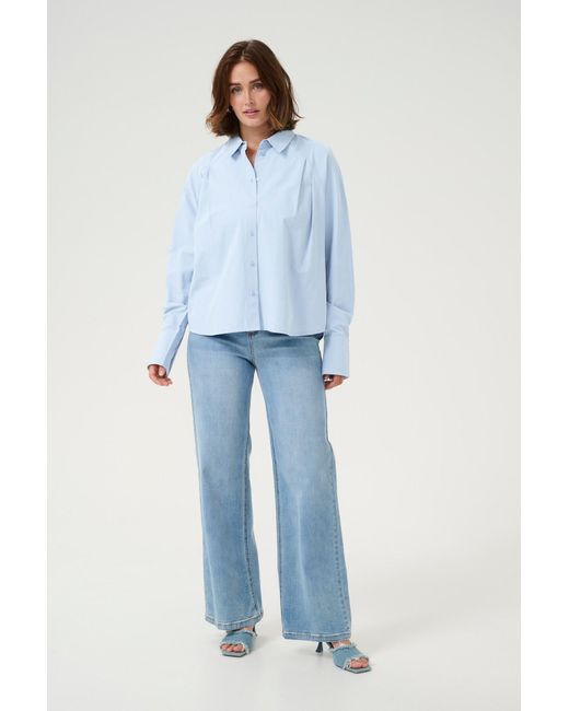 Kaffe Blue Bluse 'Haily'