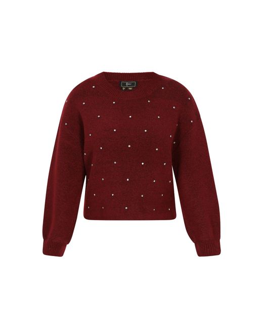 faina Red Pullover