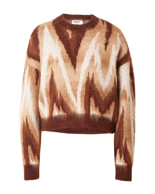 ONLY Brown Pullover Lottie