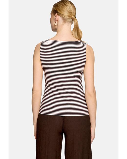 Zero Black Basic Shirt Mit U-Boot-Ausschnitt