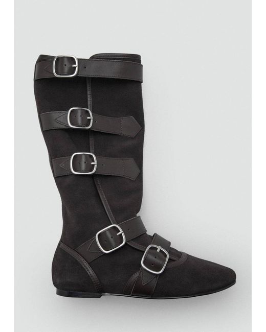 Mango Black Stiefel Billas