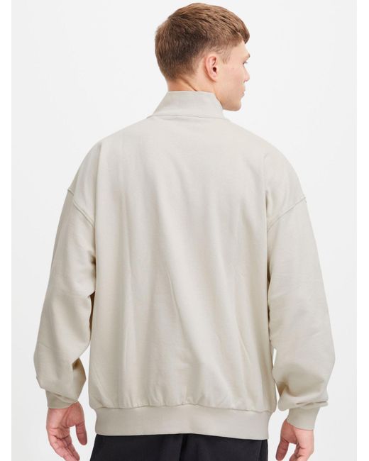 Solid Sweatshirt Ilham in White für Herren