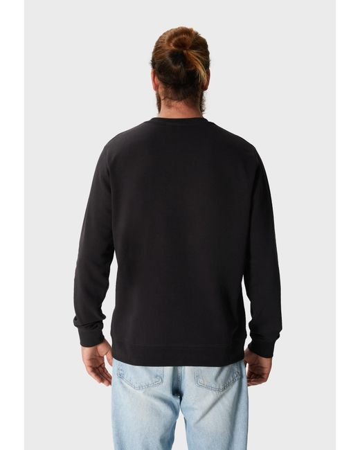 Oldskull Sweatshirt Plain Basic in Black für Herren