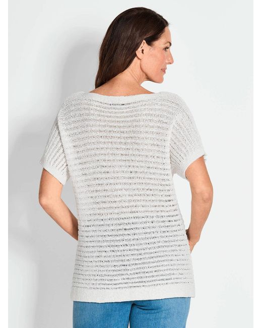 Goldner White Pullover