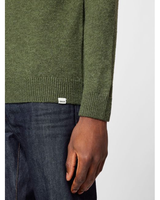 Solid Pullover in Green für Herren