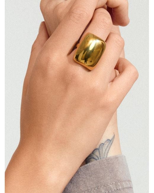Pilgrim Ring Kieran in Metallic für Herren