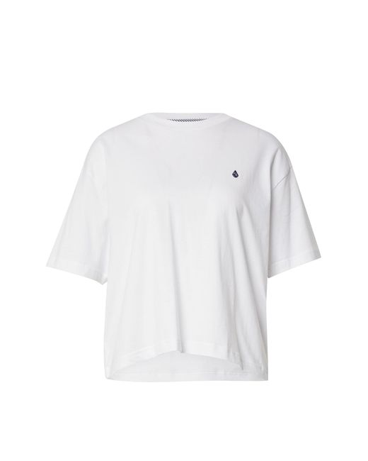 Volcom White T-Shirt 'Stone Blanks Up'