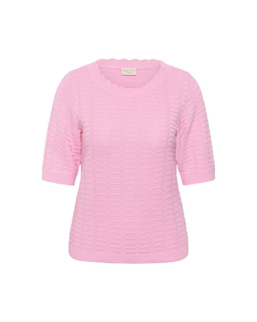 Kaffe Pink Pullover Lotia
