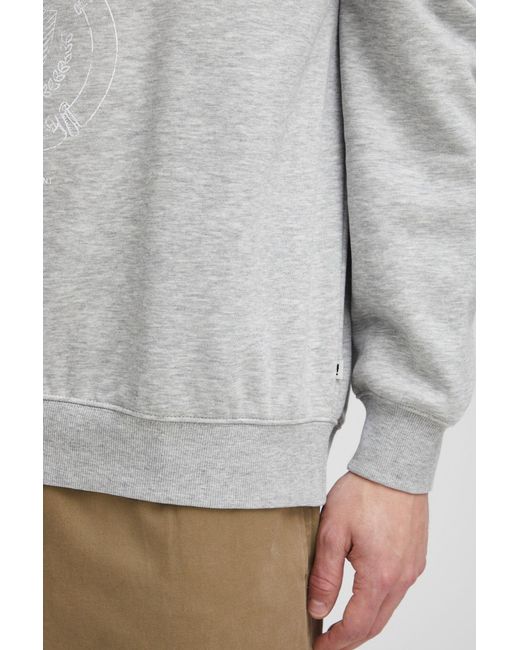 Solid Sweatshirt Galad in Gray für Herren