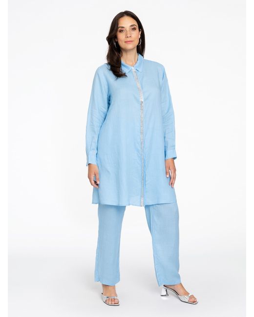 Yoek Blue Bluse