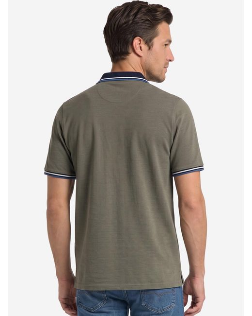 Redmond Shirt Basic in Green für Herren