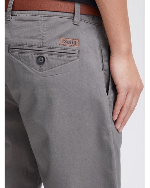 Solid Chinoshorts Montijo in Gray für Herren