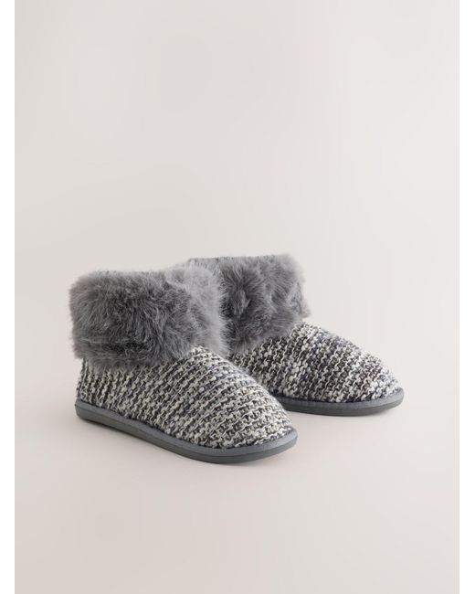 Next Gray Hausschuh