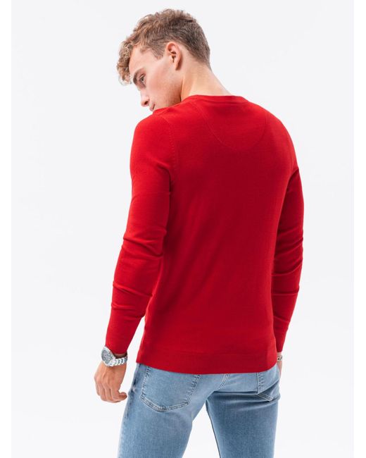 Ombre Pullover in Red für Herren
