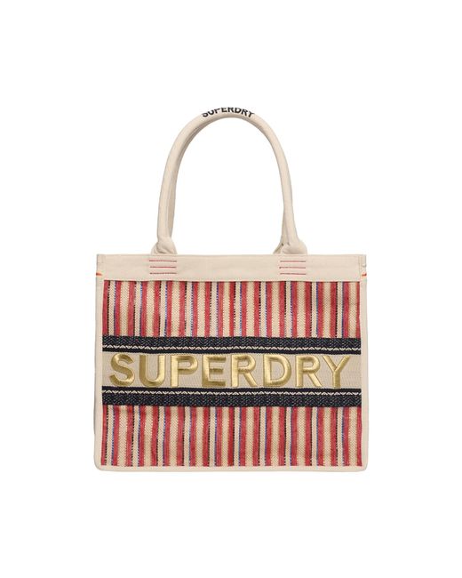 Superdry & Co White Shopper