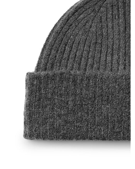 SELECTED Gray Mütze