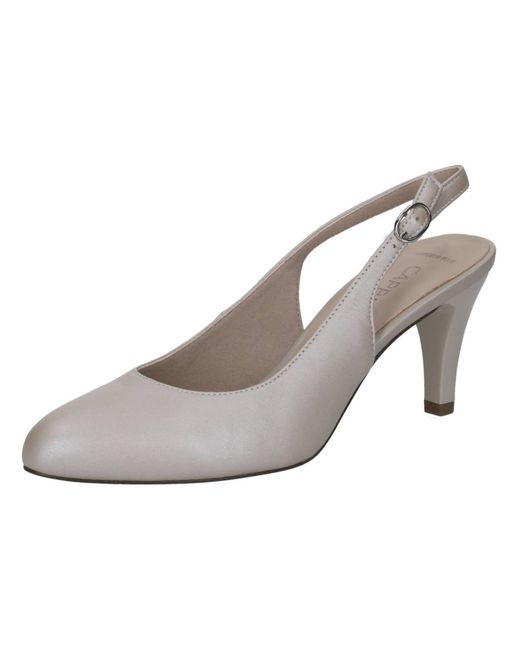 Caprice Gray Pumps