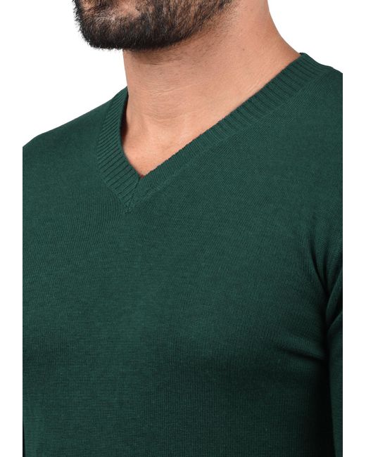 Blend Strickpullover 'lasse' in Green für Herren