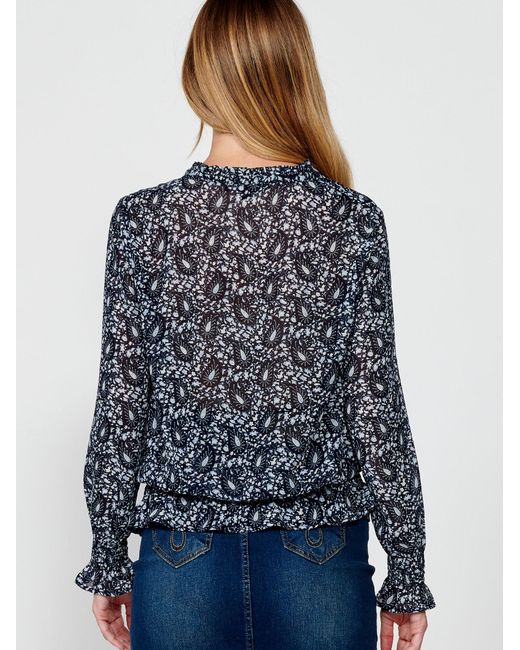 Koröshi Blue Bluse