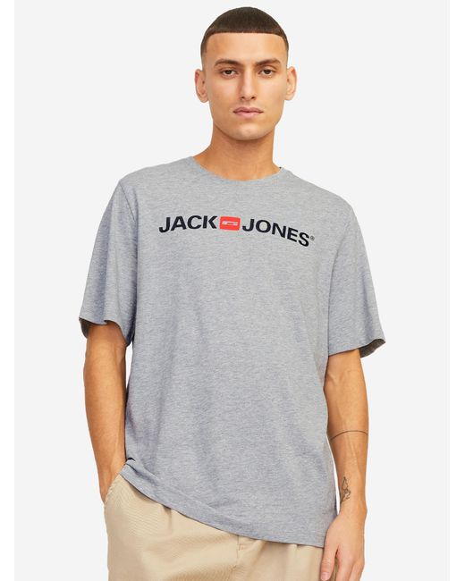 Jack & Jones Shirt Basic in Gray für Herren
