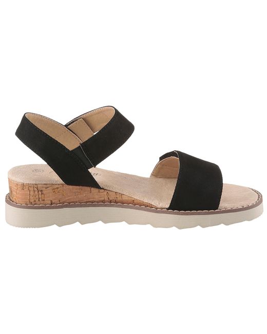 Aniston Black Sandale