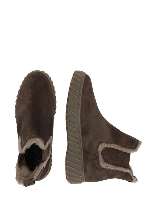 Paul Green Brown Chelsea Boots