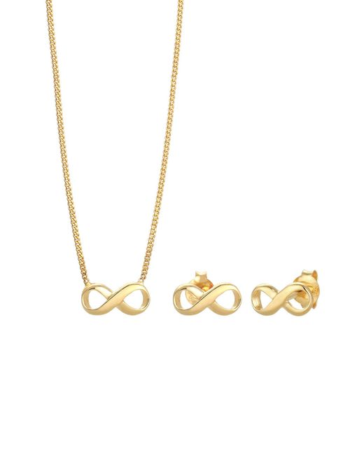 Elli Jewelry Metallic Schmuckset Infinity