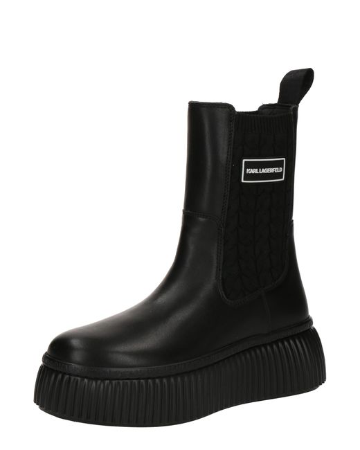 Karl Lagerfeld Black Chelsea Boots