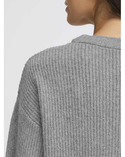 Oxmo Gray Strickpullover