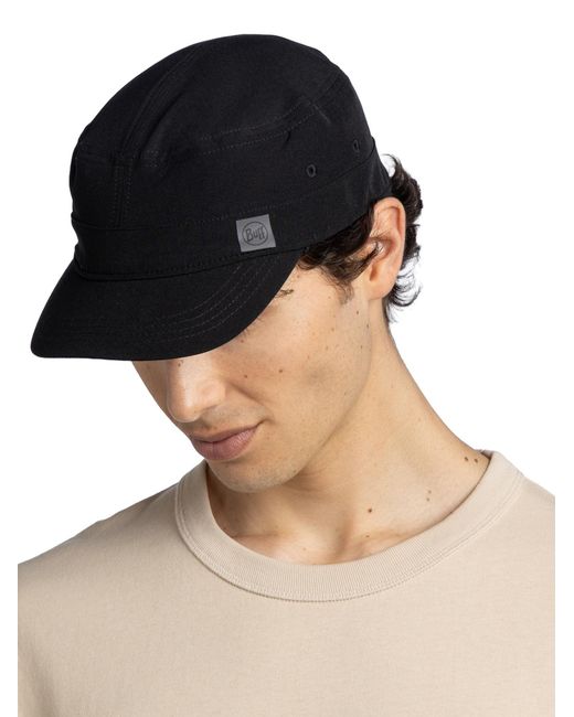 Buff Black Cap Military