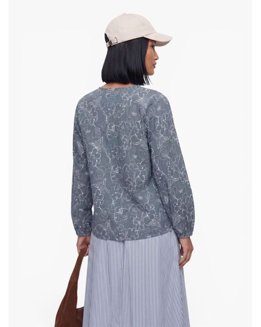 Object Blue Bluse Objalanna