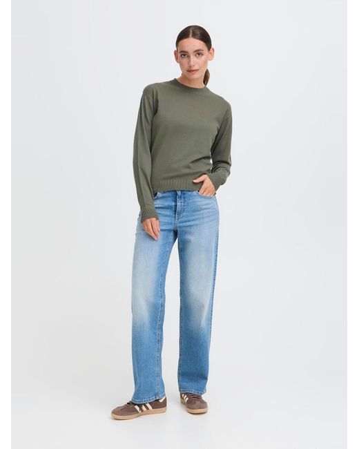 Oxmo Green Strickpullover Oxiscanny Ls