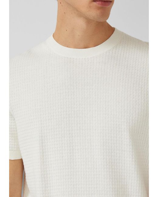 S.oliver Strickpullover in White für Herren