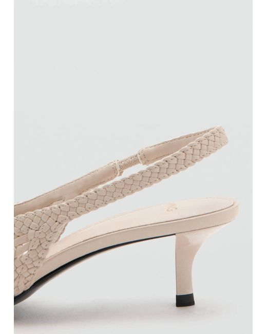 Mango White Slingpumps Mot