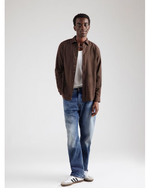 Jack & Jones Hemd Jjeclassic in Brown für Herren