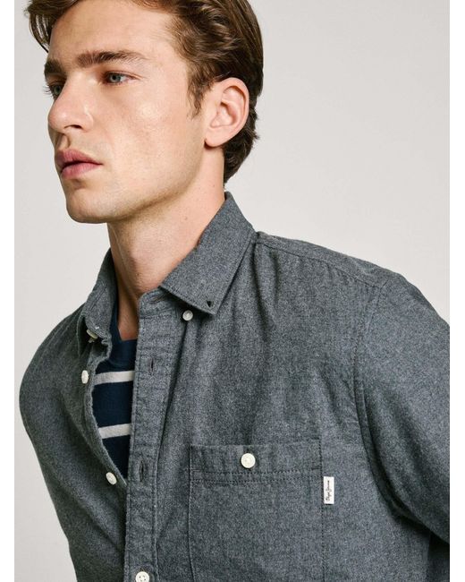 Pepe Jeans Hemd Mike in Blue für Herren