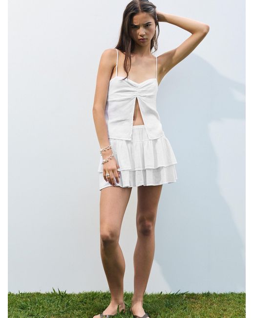 Pull&Bear White Top Pacific