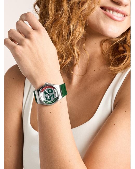 Fossil Uhr Archival in Green für Herren