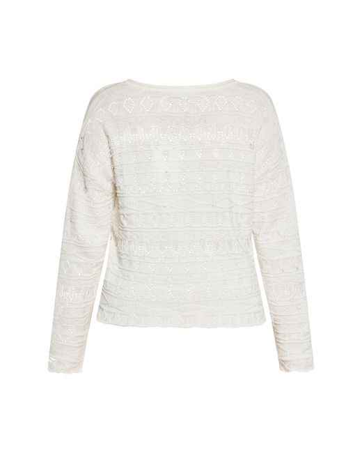 SIDONA White Pullover