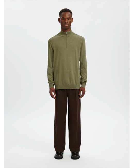 SELECTED Pullover Slhberg in Green für Herren