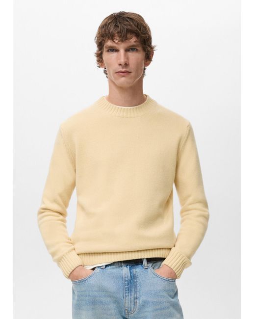 Mango Pullover Lory in Natural für Herren