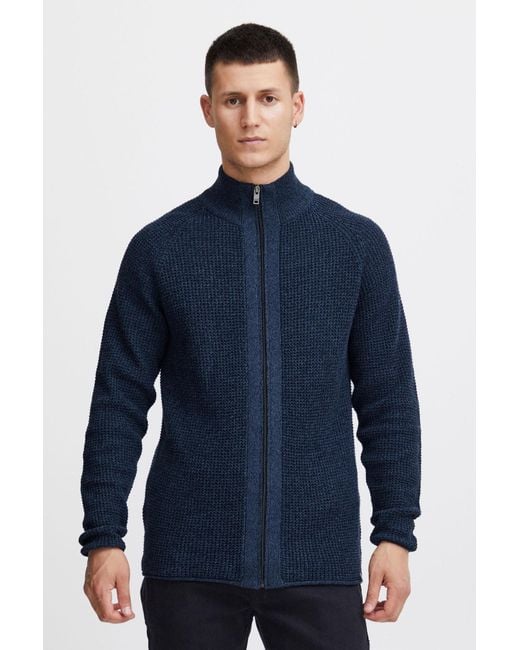 Solid Strickjacke Kotcha in Blue für Herren