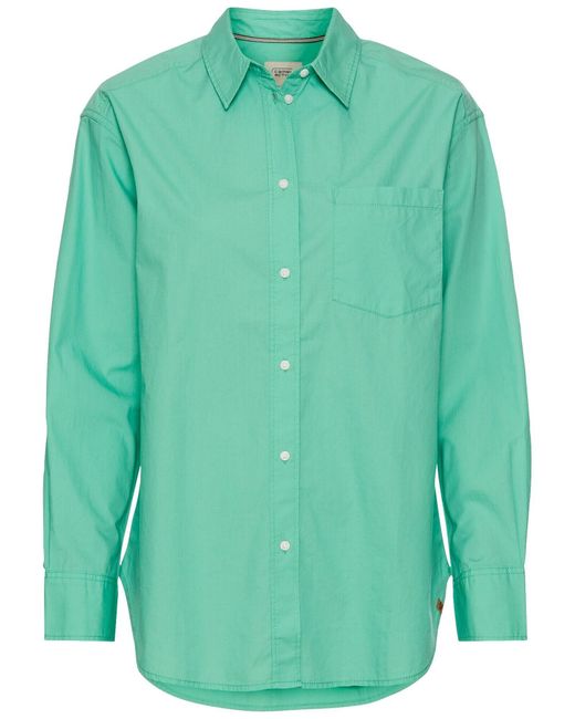 Camel Active Green Hemdbluse Aus Baumwolle
