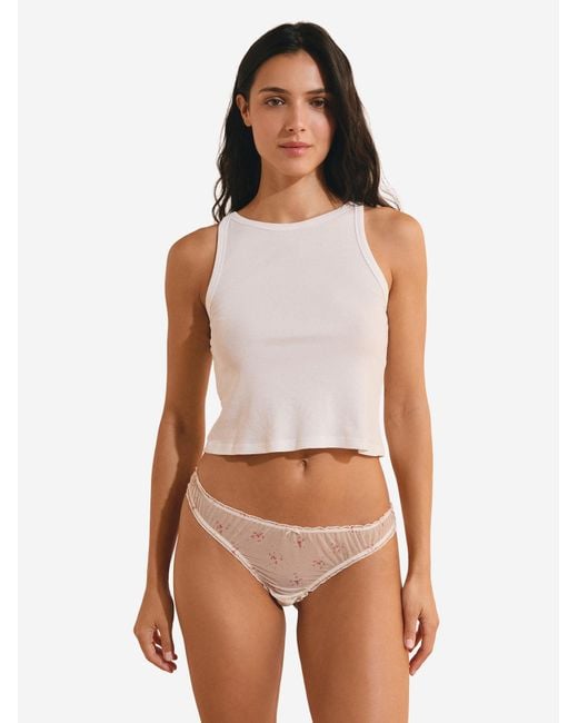 Etam White String Nora